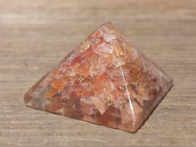 Load image into Gallery viewer, Small (25-30mm) SUNSTONE Orgone Gemstone Pyramid Small Pyramid Orgone