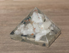 Load image into Gallery viewer, Small (25-30mm) RAINBOW MOONSTONE Orgone Gemstone Pyramid Small Pyramid Orgone