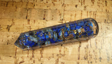 Load image into Gallery viewer, ORGONE LAPIS LAZULI  Faceted Gemstone Massage Wand Stone Crystal Wand