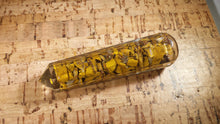 Load image into Gallery viewer, ORGONE YELLOW JASPER Faceted Gemstone Massage Wand Stone Crystal Wand