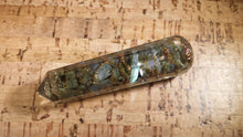 Load image into Gallery viewer, ORGONE LABRADORITE Faceted Gemstone Massage Wand Stone Crystal Wand