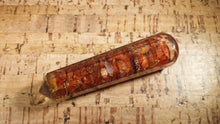 Load image into Gallery viewer, ORGONE CARNELIAN Faceted Gemstone Massage Wand Stone Crystal Wand