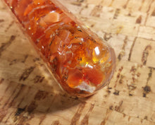 Load image into Gallery viewer, ORGONE CARNELIAN Faceted Gemstone Massage Wand Stone Crystal Wand