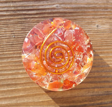 Load image into Gallery viewer, 7 CHAKRA Complete Orgone Gemstone Disk Set