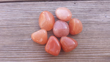 Load image into Gallery viewer, RED AVENTURINE Tumbled Stone One (1) Medium/Large Natural Tumble Stone