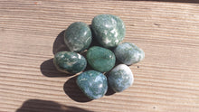 Load image into Gallery viewer, SIX (6)  MOSS AGATE Tumbled Stones Medium/Large Natural Tumble Stones