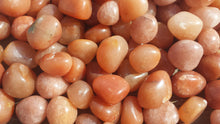 Load image into Gallery viewer, SIX (6)  RED AVENTURINE Tumbled Stone Ones Medium/Large Natural Tumble Stones