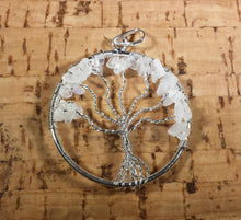 Load image into Gallery viewer, RAINBOW MOONSTONE Tree Of Life Wire Wrapped Pendant Stone Natural Gemstone