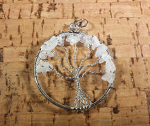 Load image into Gallery viewer, RAINBOW MOONSTONE Tree Of Life Wire Wrapped Pendant Stone Natural Gemstone