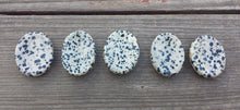 Load image into Gallery viewer, DALMATIAN JASPER Worry Stone Natural Stone Hand Carved Gemstone Worry Stone