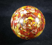 Load image into Gallery viewer, Medium (40-50mm) MOOKAITE JASPER Orgone Gemstone Sphere Orgone Sphere