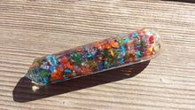 Load image into Gallery viewer, NATURAL ORGONE  7 CHAKRA Mixed Faceted Gemstone Massage Wand Stone Crystal Wand