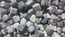 Load image into Gallery viewer, THREE (3) BLACK MOONSTONE Tumbled Stones Medium/Large Natural Tumble Stones