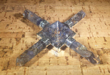 Load image into Gallery viewer, BLUE AVENTURINE ORGONE 4 Point Gemstone Energy Generator