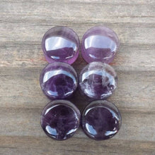 Load image into Gallery viewer, Pair of Real AMETHYST Plugs Gauges Body Jewelry Double Flared - Pick Size