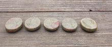 Load image into Gallery viewer, UNAKITE Worry Stone Natural Stone Hand Carved Gemstone Worry Stone