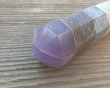 Load image into Gallery viewer, 7 CHAKRA BONDED Natural Gemstone Double Terminated Wand