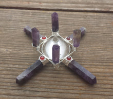 Load image into Gallery viewer, AMETHYST Antenna Environment Energy Generator With Garnet Accents