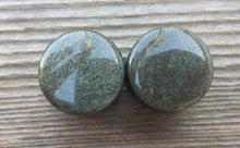 Load image into Gallery viewer, Pair of Real GOLDEN OBSIDIAN Plugs Gauges Body Jewelry Double Flared - Pick Size