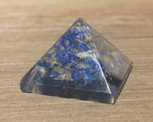 Load image into Gallery viewer, Small (25-30mm) LAPIS LAZULI Orgone Gemstone Pyramid Small Pyramid Orgone