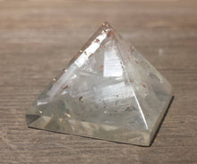 Load image into Gallery viewer, Small (25-30mm) SELENITE Orgone Gemstone Pyramid Small Pyramid Orgone