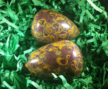 Load image into Gallery viewer, PICASSO JASPER EGG Natural Stone Hand Carved Gemstone Egg