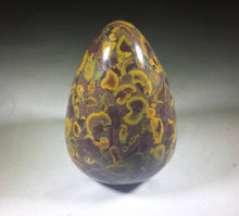 Load image into Gallery viewer, PICASSO JASPER EGG Natural Stone Hand Carved Gemstone Egg
