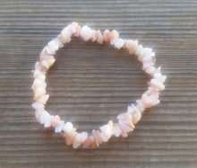 Load image into Gallery viewer, PINK OPAL Natural Stone Gemstone Stretchy Chip Bracelet