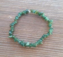 Load image into Gallery viewer, JADE Natural Stone Gemstone Stretchy Chip Bracelet