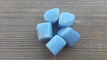 Load image into Gallery viewer, ANGELITE TUMBLED Stone One (1) Medium/Large Natural Tumble Stone