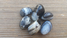 Load image into Gallery viewer, SIX (6) SOLOMON AGATE Tumbled Stones Medium/Large Natural Tumble Stones