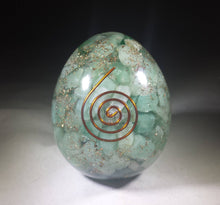 Load image into Gallery viewer, Large (70-75mm) GREEN AVENTURINE Orgone Gemstone Egg