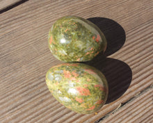 Load image into Gallery viewer, UNAKITE EGG Natural Stone Hand Carved Gemstone Egg