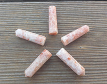 Load image into Gallery viewer, NATURAL SUNSTONE Single Terminated Gemstone Crystal Pencil Point (One)