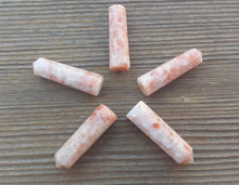 Load image into Gallery viewer, NATURAL SUNSTONE Single Terminated Gemstone Crystal Pencil Point (One)