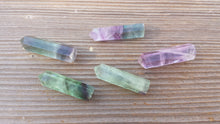 Load image into Gallery viewer, NATURAL FLUORITE Single Terminated Gemstone Crystal Pencil Point (One)
