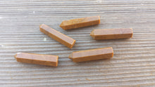 Load image into Gallery viewer, NATURAL CAMEL JASPER  Single Terminated Gemstone Crystal Pencil Point (One)