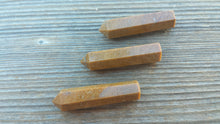 Load image into Gallery viewer, NATURAL CAMEL JASPER  Single Terminated Gemstone Crystal Pencil Point (One)
