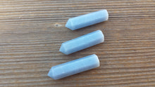 Load image into Gallery viewer, NATURAL ANGELITE Single Terminated Gemstone Crystal Pencil Point (One)