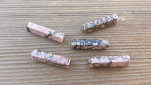 Load image into Gallery viewer, NATURAL RHODONITE Single Terminated Gemstone Crystal Pencil Point (One)