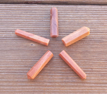 Load image into Gallery viewer, NATURAL RED AVENTURINE Single Terminated Gemstone Crystal Pencil Point (One)