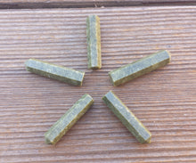 Load image into Gallery viewer, NATURAL VASONITE (VESUVIANITE) Single Terminated Gemstone Crystal Pencil Point (One)
