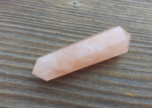 Load image into Gallery viewer, NATURAL PEACH AVENTURINE Double Terminated Gemstone Crystal Pencil Point (One)