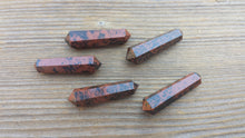 Load image into Gallery viewer, NATURAL MAHOGANY OBSIDIAN Double Terminated Gemstone Crystal Pencil Point (One)