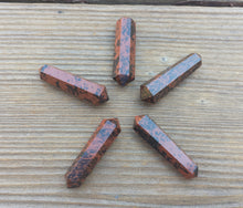 Load image into Gallery viewer, NATURAL MAHOGANY OBSIDIAN Double Terminated Gemstone Crystal Pencil Point (One)