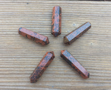 Load image into Gallery viewer, NATURAL MAHOGANY OBSIDIAN Double Terminated Gemstone Crystal Pencil Point (One)