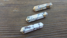 Load image into Gallery viewer, NATURAL FOSSIL JASPER Double Terminated Gemstone Crystal Pencil Point (One)