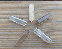 Load image into Gallery viewer, NATURAL SMOKEY QUARTZ Double Terminated Gemstone Crystal Pencil Point (One)