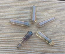 Load image into Gallery viewer, NATURAL FLUORITE Double Terminated Gemstone Crystal Pencil Point (One)