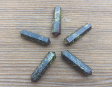 Load image into Gallery viewer, NATURAL DRAGON STONE Double Terminated Gemstone Crystal Pencil Point (One)